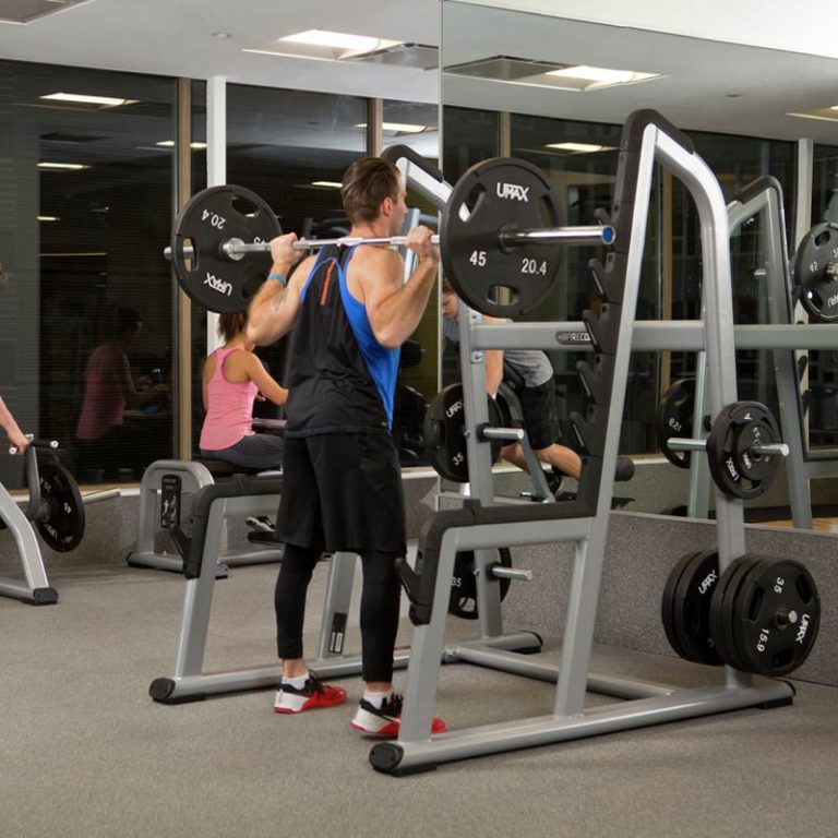 Precor DBR0608 Olympic Squat Rack Fitline Fitness USA