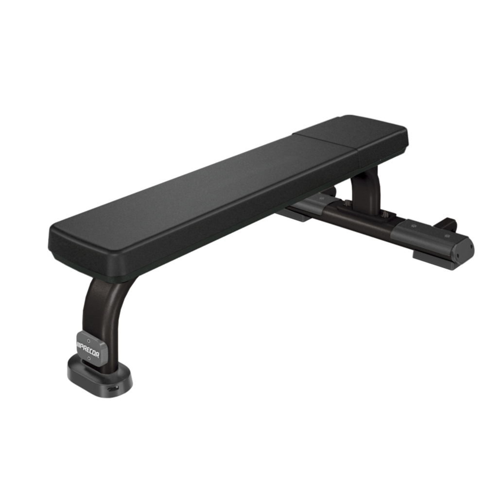 Precor DBR-101 flat bench front angle view
