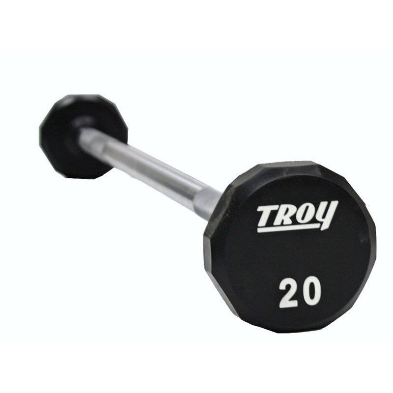 Troy Barbell TSB-U 12-Sided Urethane Straight Barbell Set