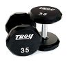 Troy Barbell TSD-R 12-Sided Rubber Dumbbell Set