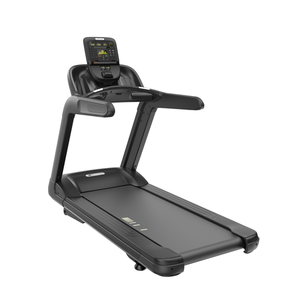 Precor TRM 835 treadmill left angle view
