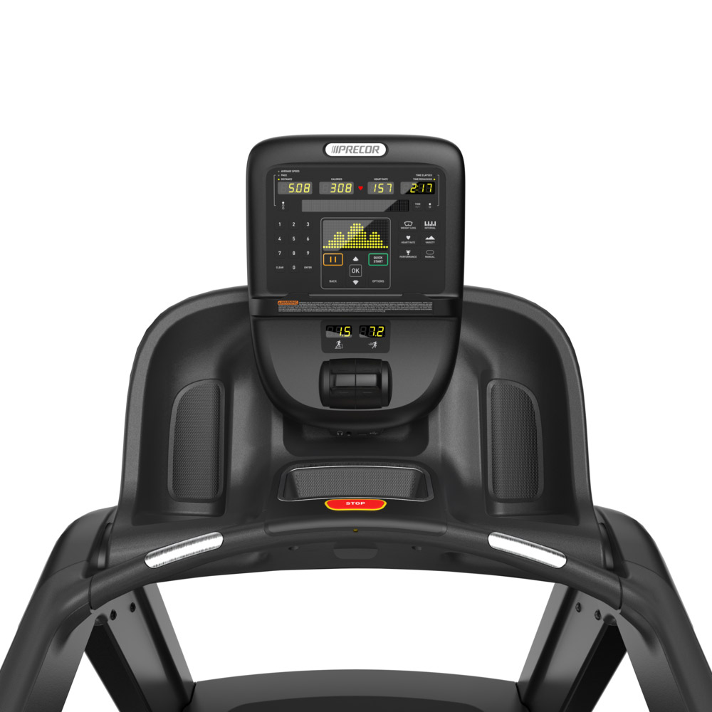 Precor TRM 835 treadmill P31 Console view