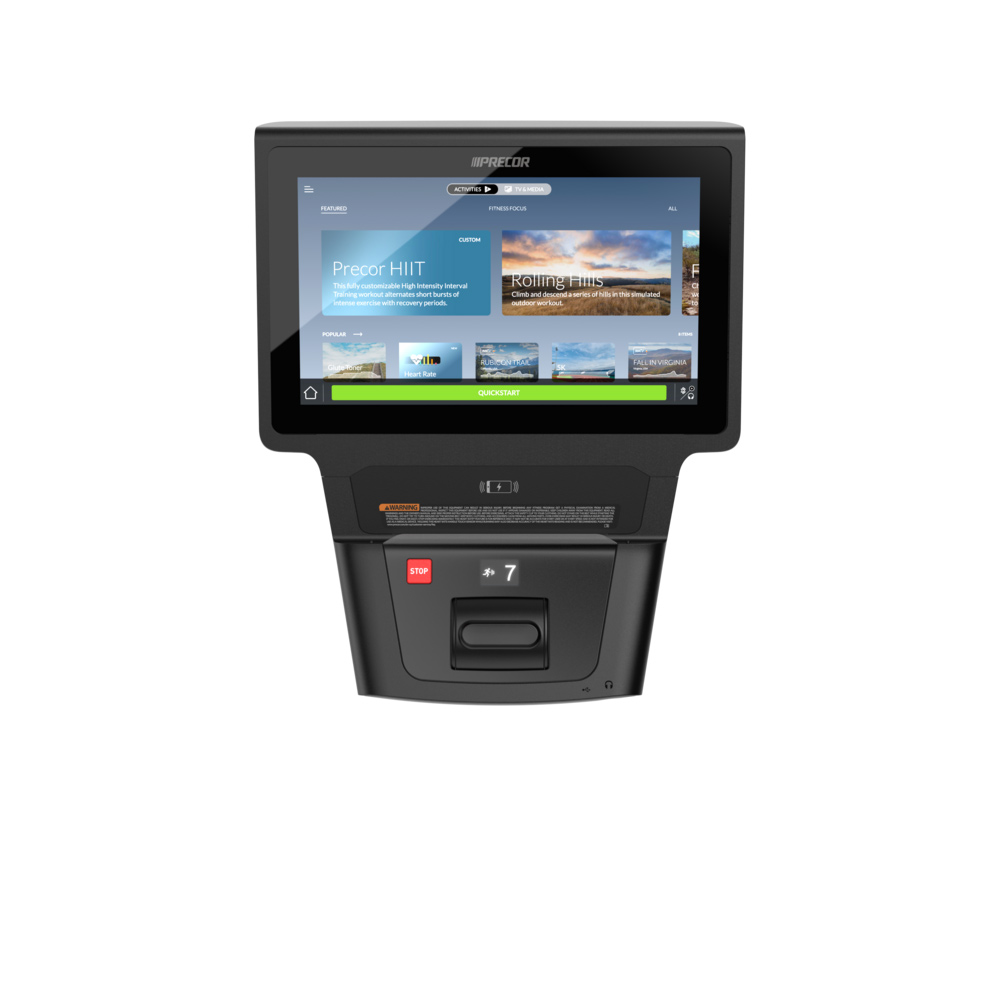 Precor P84 console display