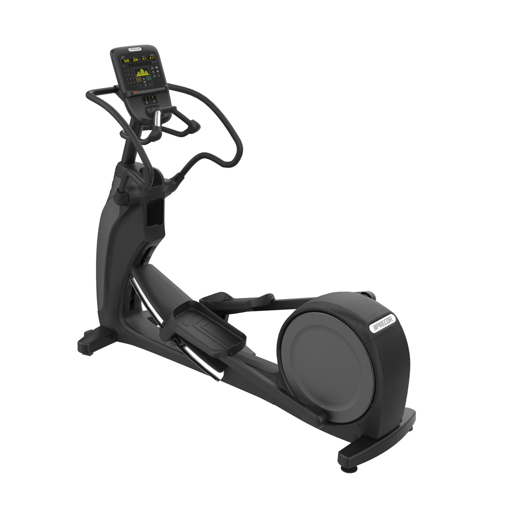 Precor EFX 833 elliptical left angle view