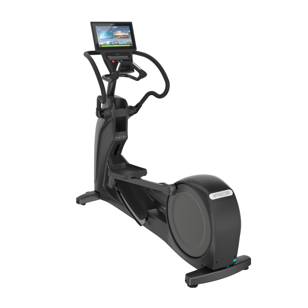 Precor EFX 883 elliptical left angle view