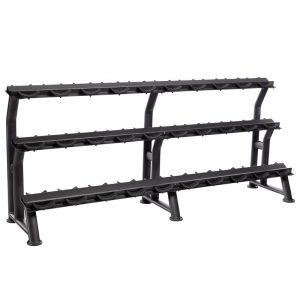 Hampton Fitness 3T-SDL-15 Pro-Style Dumbbell Saddle Rack