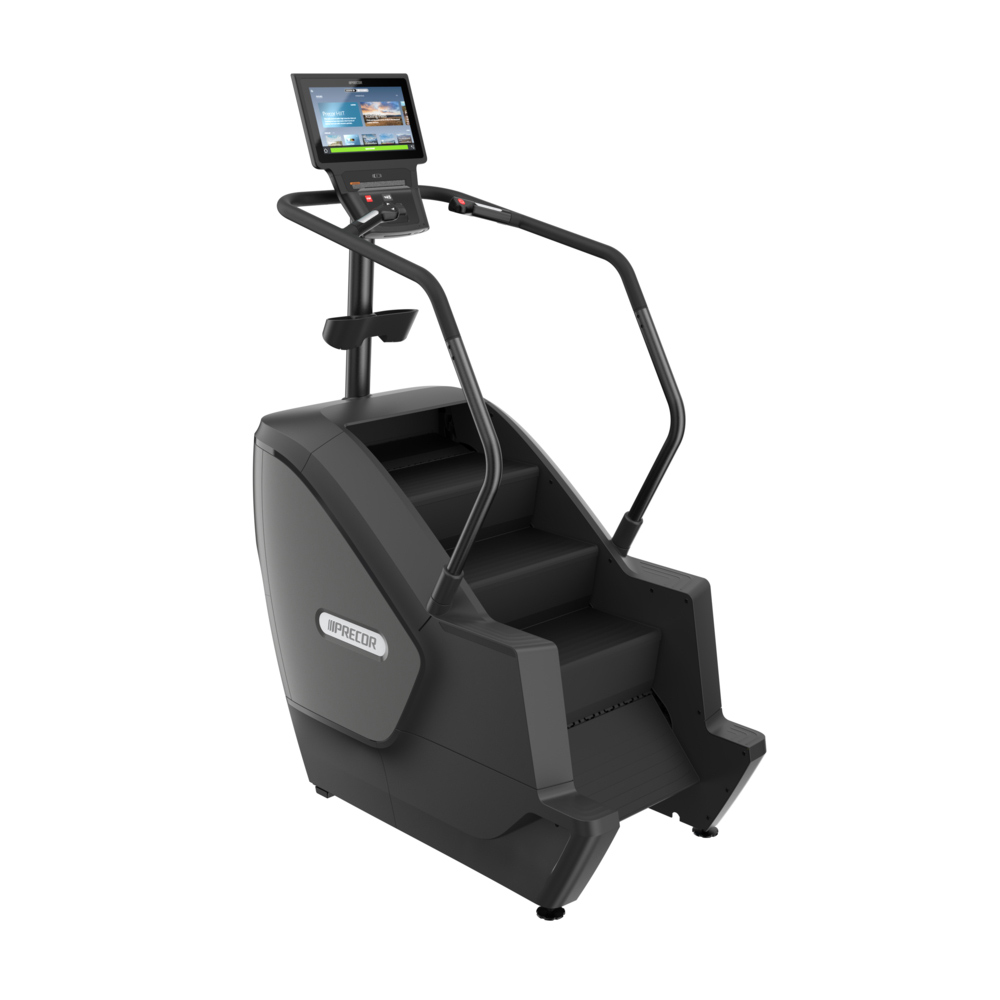 Precor SCL 885 Stair Climber left angle view