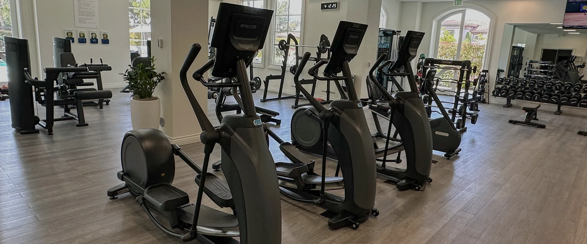 Precor EFX 800 Series elliptical trainers