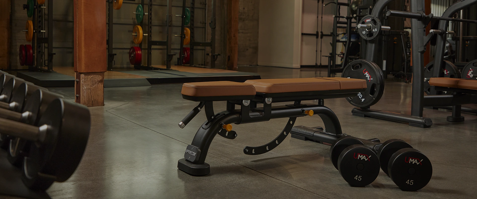 Beautiful Precor strength room