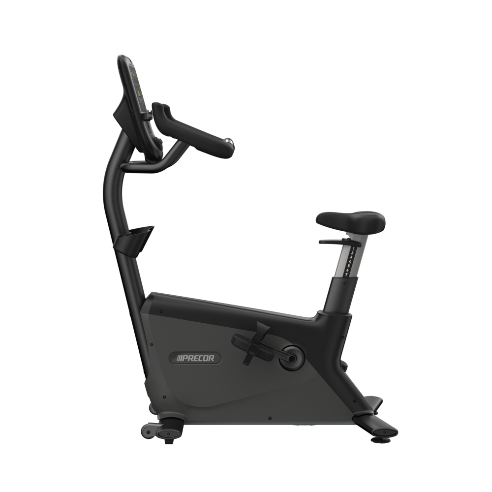 Precor UBK 835 Upright Bike left side view