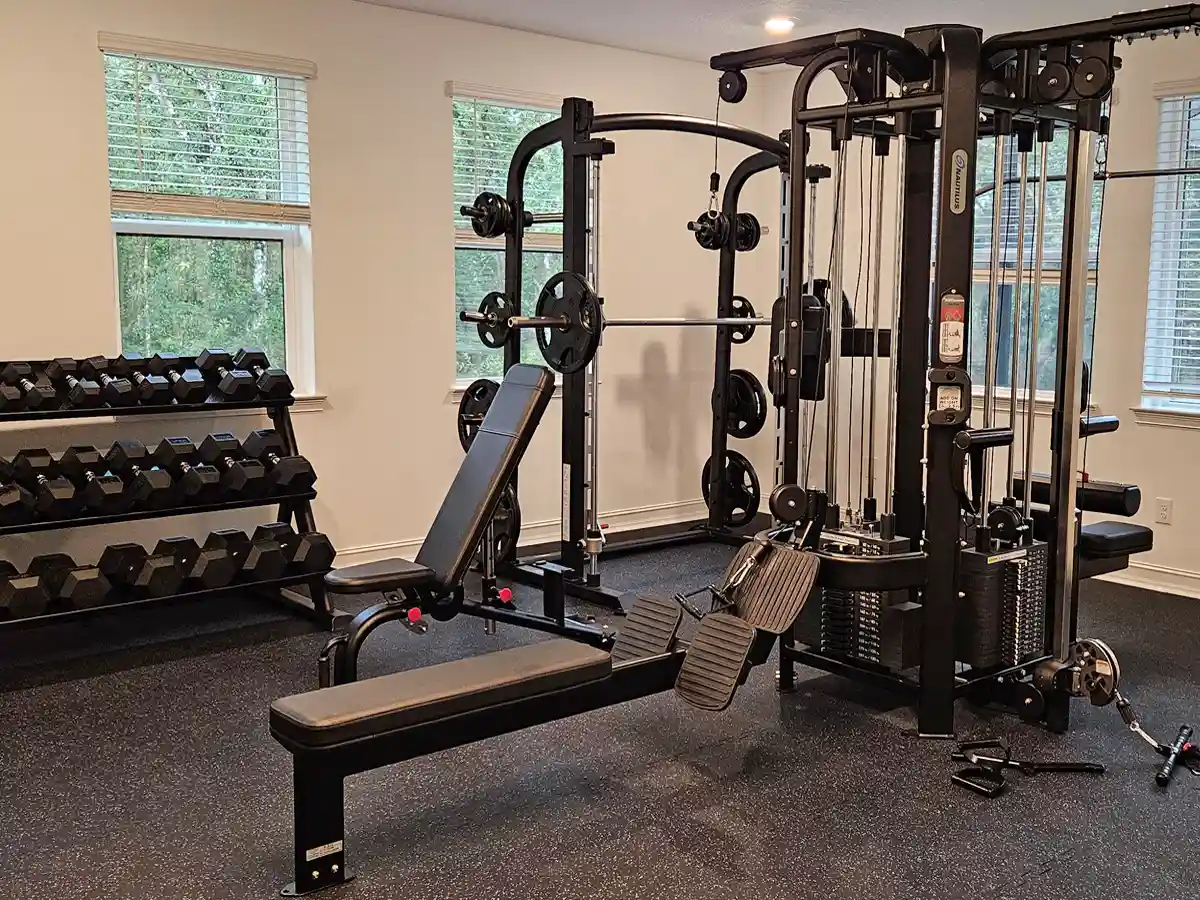 Premium strength-focused home gym in Lutz, Florida