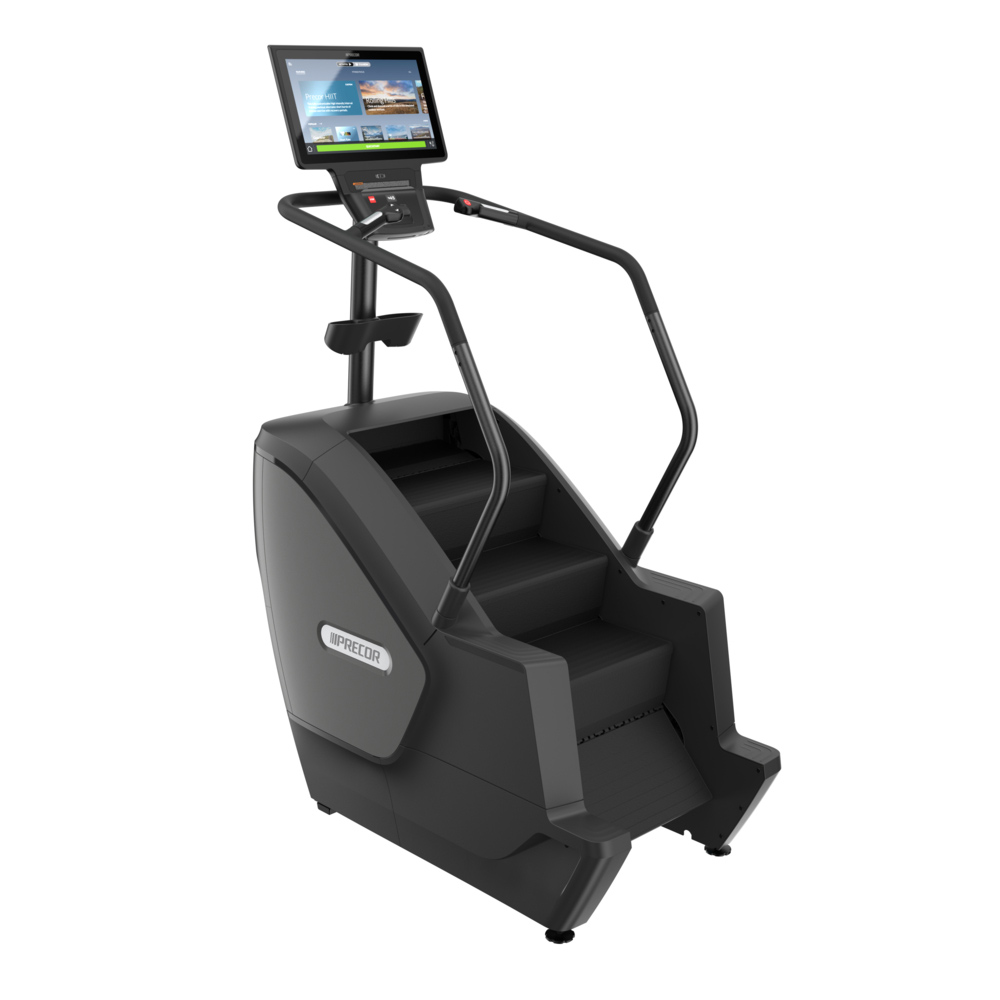 Precor SCL 895 Stair Climber left angle view