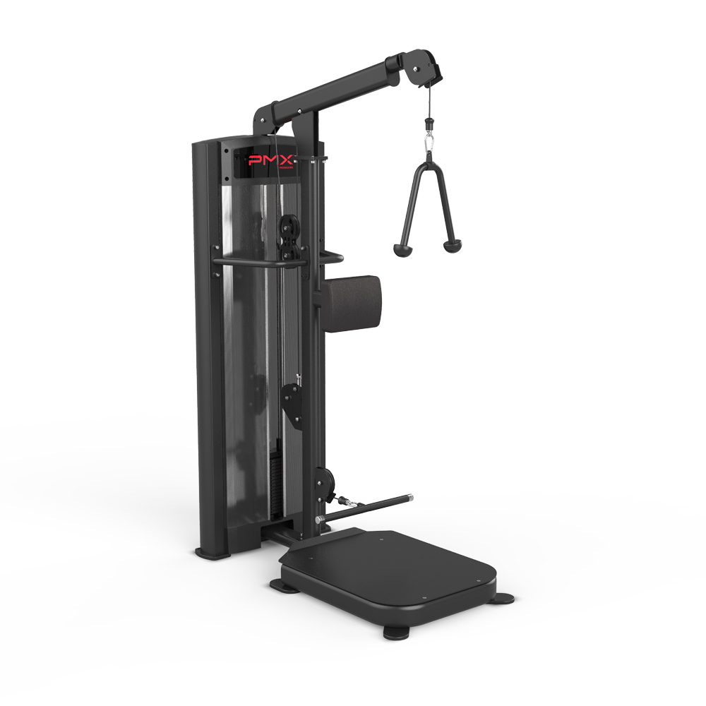 PMX Promaxima Essential Standing Biceps and Triceps strength machine front angle view